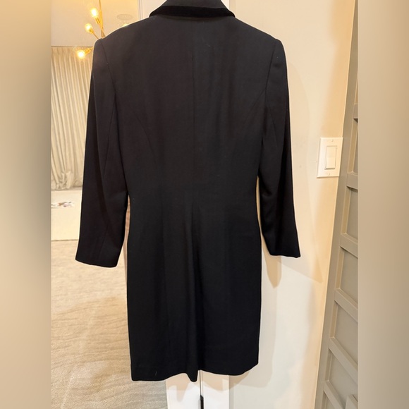 Nipon Boutique Vintage Black Coat Dress Size 10 - Picture 2 of 8